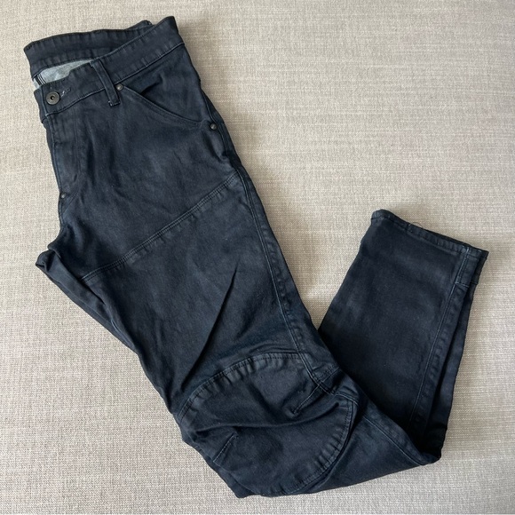 SOLD 5620 G-STAR ELWOOD 3D ZIP KNEE SKINNY JEANS - Picture 2 of 4